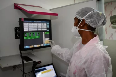 Carreta da mamografia realiza 445 exames em Alagoinhas