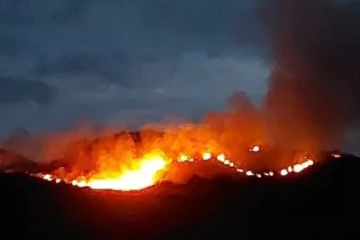 Incêndio no Vale do Capão é controlado por brigadistas e agentes do ICMBio