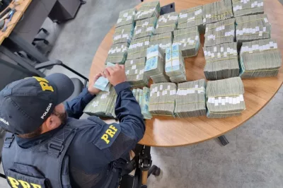 PRF detém homem transportando mais de R$ 2,5 milhões de origem incerta