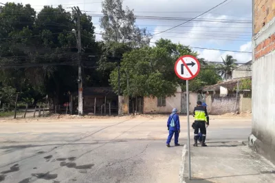Condutores deverão estar atentos à alteração de tráfego na Severino Vieira, informa SMTT