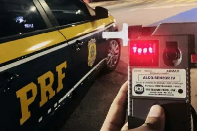 Inhambupe: Após fuga de abordagem, motociclista é preso por dirigir alcoolizado na BR 110