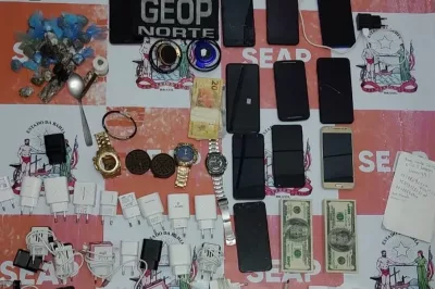 Paulo Afonso: Vistoria em presídio apreende 16 celulares, drogas e caderno de anotações