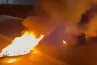 Caminhoneiros bolsonaristas queimam pneus e bloqueiam pista no Oeste da Bahia