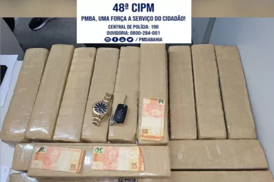 Polícia apreende 15 tabletes de maconha na Sussuarana Velha, em Salvador