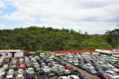 PRF realizará leilão com mais de 2.000 veículos classificados como sucata na Bahia