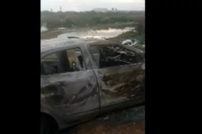 Juazeiro: Corpo de homem é encontrado em carro incendiado
