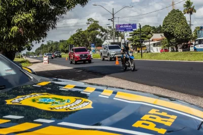 PRF registra um bloqueio parcial em rodovia federal