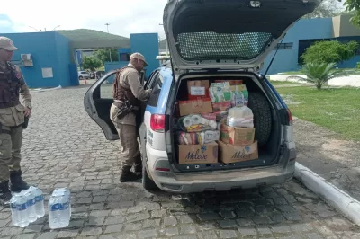 19º BPM promove campanha para arrecadar doações a população vítima das chuvas