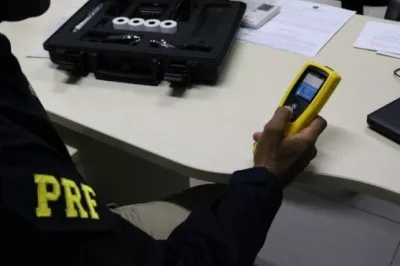 Após transitar em zigue-zague, PRF prende condutor embriagado na BR 242