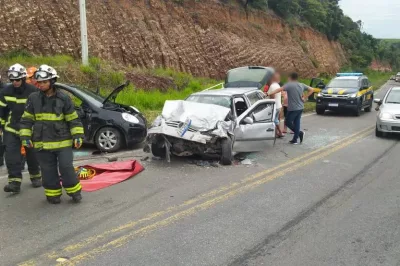 Duas mulheres morrem em batida na BR-101