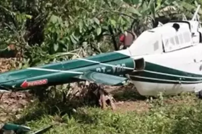 Com duas pessoas a bordo, helicóptero cai em zona rural de Itacaré