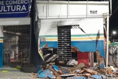Caixa eletrônico é explodido por homens armados no interior da Bahia