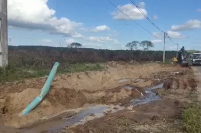 Obras de requalificação da BA-504 comprometem o abastecimento das comunidades Calu e Boa Esperança