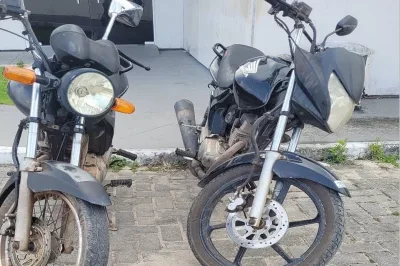 Alagoinhas: Duas motos roubadas são recuperadas por policiais do 4° BPM