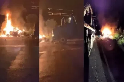 Motorista morre em batida entre caminhonete e caminhão na BA-263