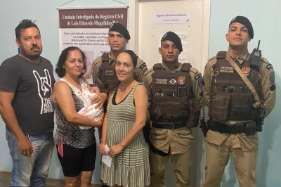 Militares da 85ª CIPM evitam morte de bebê que engasgou com leite materno