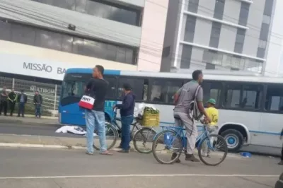 Motociclista morre ao ser atropelado por ônibus em Vitória da Conquista