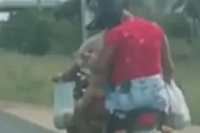 Casal é flagrado com três crianças e sacolas de compras em rodovia de Capim Grosso