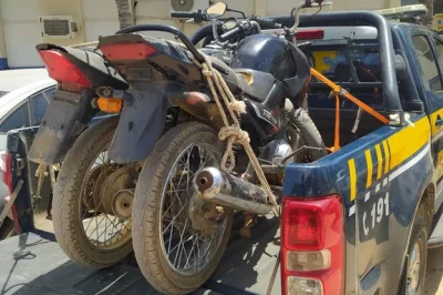 No norte da Bahia, PRF apreende duas motocicletas adulteradas