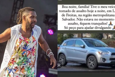 Beto Jamaica tem carro roubado em Lauro de Freitas