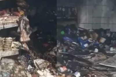 Estabelecimento comercial de venda de bebidas alcoólicas pega fogo na Bahia