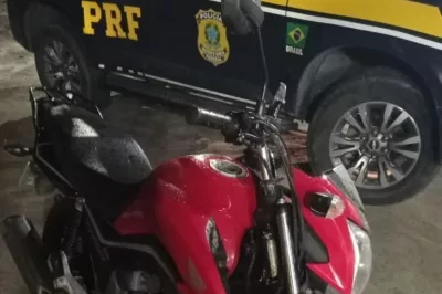 Motocicleta adulterada é recuperada pela PRF em Ribeira do Pombal
