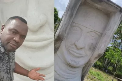 Artista plástico de Alagoinhas constrói maior busto de Irmã Dulce