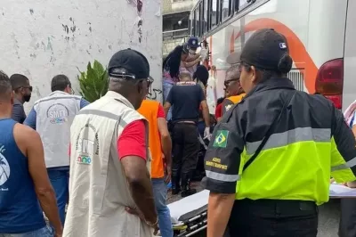Idosa morre atropelada por micro-ônibus na Bahia