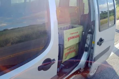 PRF prende saqueador de carga de cerveja na BR 101