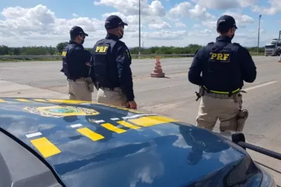 PRF prende grupo suspeito de tentativa de assalto e sequestro ocorrido na região de Barra do Jacuípe