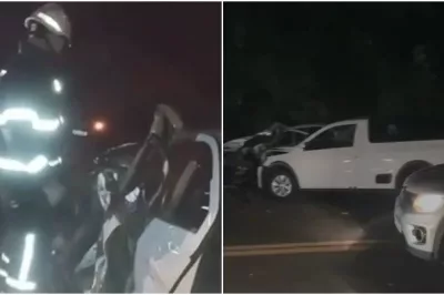 Acidente entre carros e caminhão na Linha Verde deixa vítima fatal