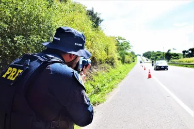 Quase 2.000 veículos acima da velocidade foram flagrados durante a Operação São João nas rodovias federais da Bahia