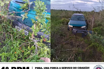 Em Aramari, policiais do Quarto Batalhão recuperam veículo roubado