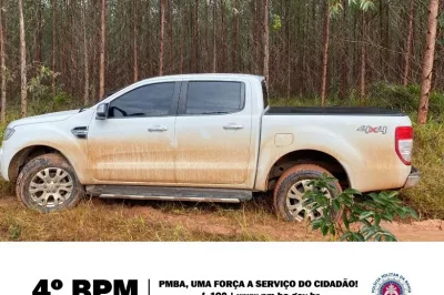Policiais do Quarto Batalhão recuperam veículo roubado na BA-504