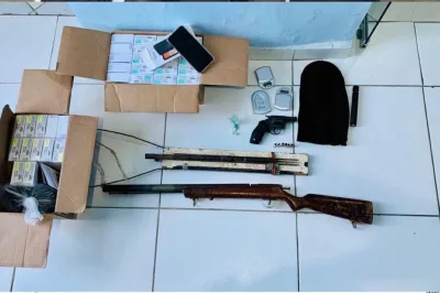 Acusado de roubo morre em ação da “Caatinga” que apreendeu 43 celulares, armas e droga