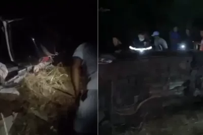 Seis pessoas morrem em cidente entre caminhão e van que transportava pacientes na Bahia