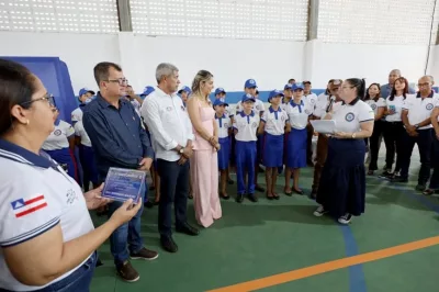Governador inaugura Delegacia Territorial, Pelotão da PM e nova sede de escola no oeste baiano