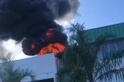 Incêndio atinge fábrica de bebidas em Alagoinhas; Caso aconteceu nesta sexta (4)