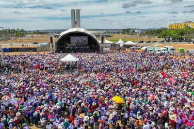 Em Brasília, Jerônimo participa do encerramento da Marcha das Margaridas