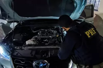 Hilux SW4 comprada por R$ 180 mil é apreendida na BR 101