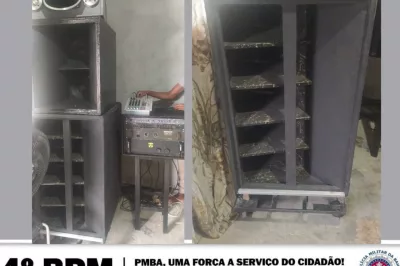 Combate à poluição sonora: Polícia Militar apreende aparelhagem de som em Alagoinhas