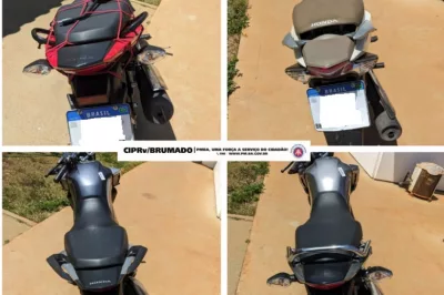 Quatro motos são recuperadas após ação rápida da polícia