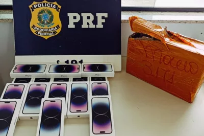 PRF apreende carga de iPhones de última geração em trecho baiano da BR-116