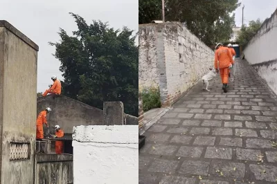 Cachorro frustra assaltante e é resgatado por bombeiros no interior da Bahia