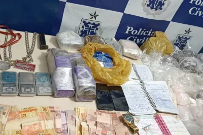 Em operação, PM apreende mais de 1500 porções de drogas no Município de Nazaré