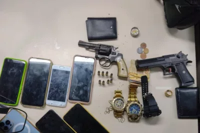 PM resgata motorista por aplicativo e apreende revólver durante Operação Bloqueio