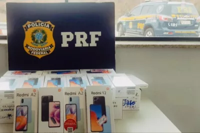 PRF apreende carga de smartphones sem documentação durante Operação Argos fase III em Poções
