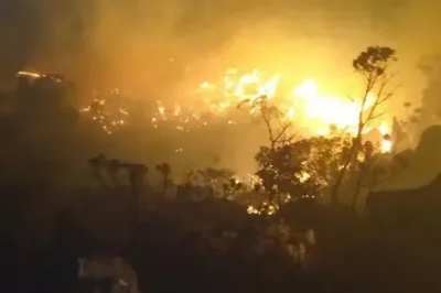 Fogo atinge 80 hectares de vegetação na Chapada Diamantina