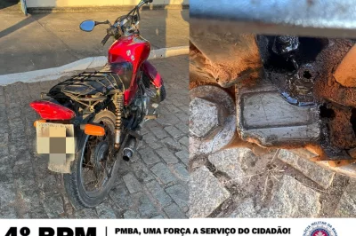 Em Sátiro Dias, policiais do 4° BPM apreendem veículo adulterado