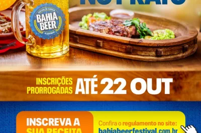 Bahia Beer: Inscrições para o concurso Cerveja no Prato vão até 22 de outubro